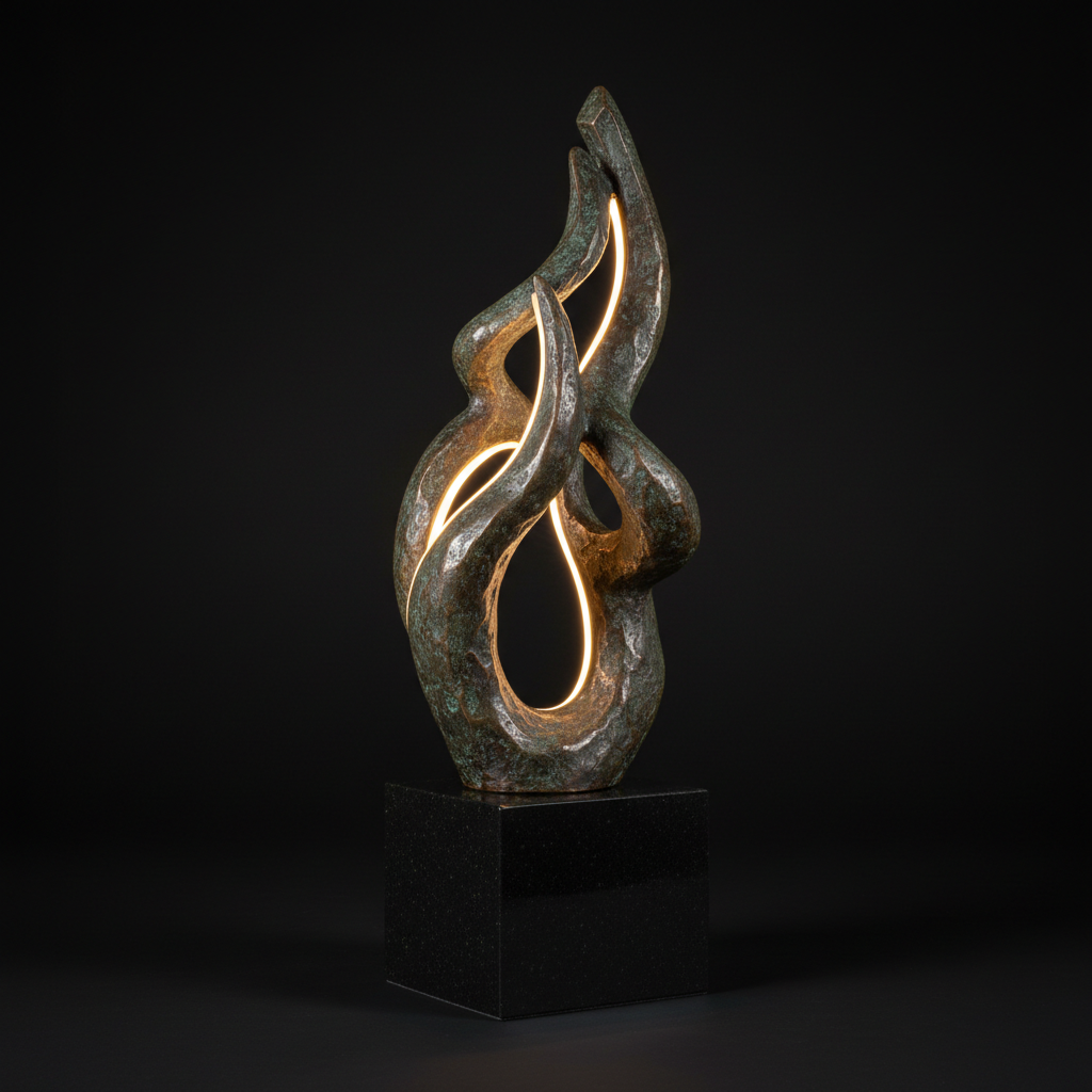 Lampe sculpture - vue principale